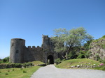 SX14419 Round and old tower Manorbier Castle.jpg